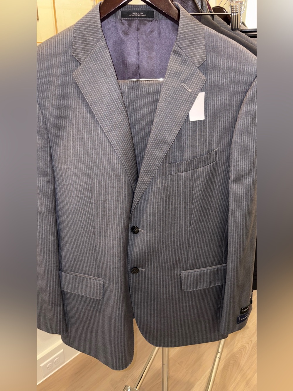 Ermenegildo Zegna Saks Black Label Wool Silk  NWT